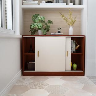 做阳台飘现柜代杂物地柜储962物多能收纳矮柜推拉 功9W经窗济型定