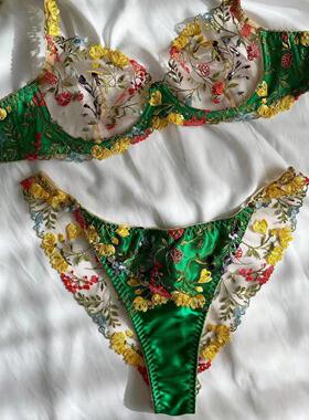 Fun lingerie set, bra, triangle pants, sexy women文胸三角裤