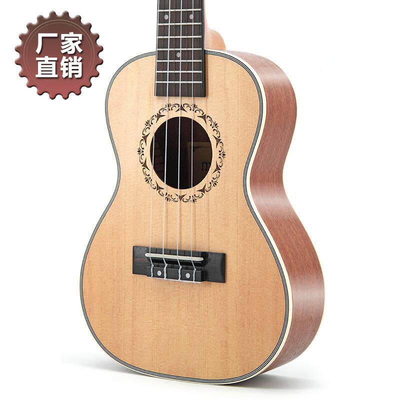 23寸云杉沙比利尤克里里 夏威夷ukulele乌克丽丽四弦琴小吉