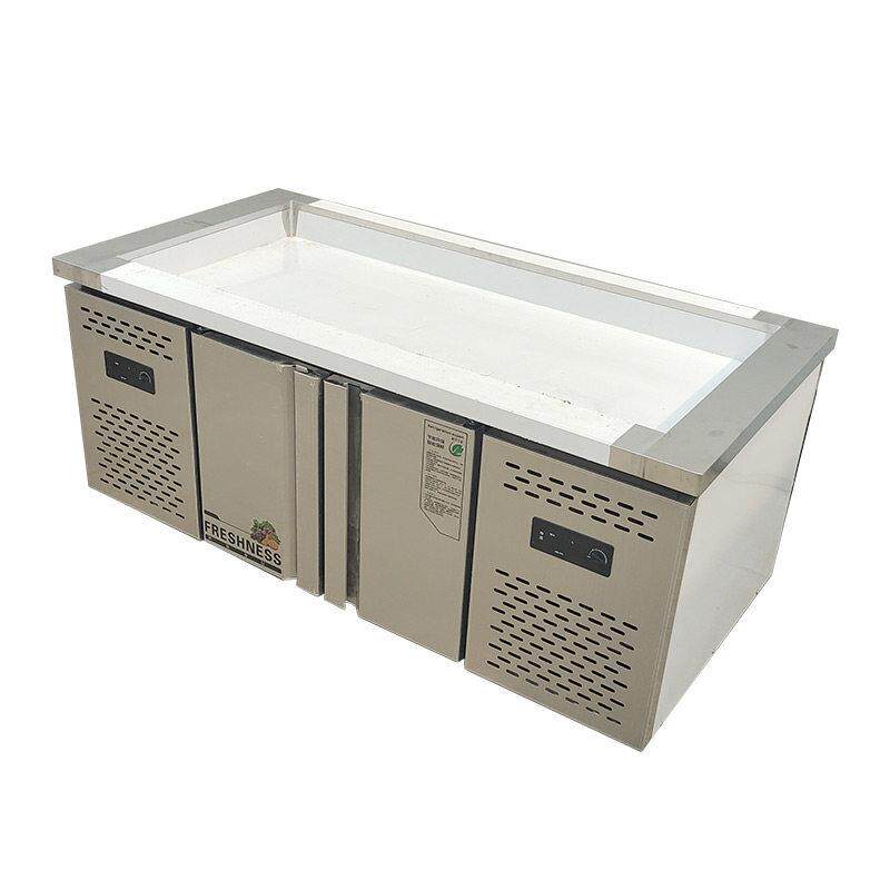 冰台展示柜冷藏保鲜柜商用定制自助餐海鲜台式点菜水果捞摆摊烧烤