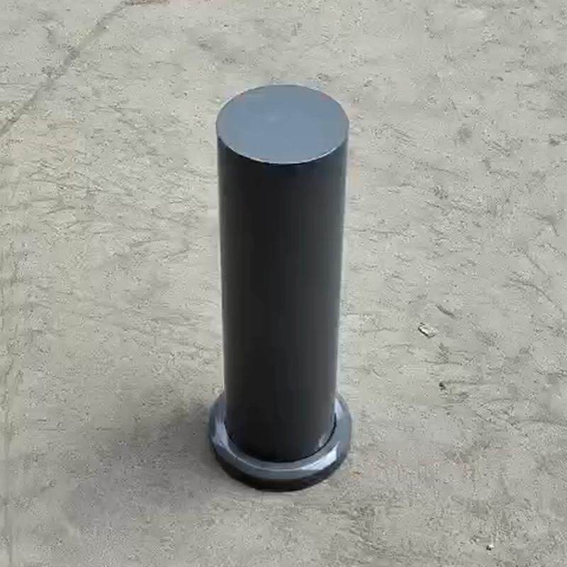 厂家直供枝江地桩学校路桩防撞柱小区警示柱防护栏杆分道路地桩