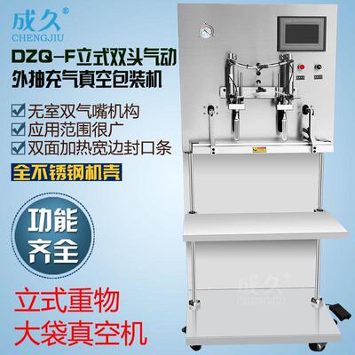 ZQ-600F全自动CJ1004立式真抽充气空包装机 立式外抽充气真外空封
