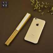 I9EK小扇子5寸折扇男女式 迷你空白古风随身儿童扇子折扇宣纸中国