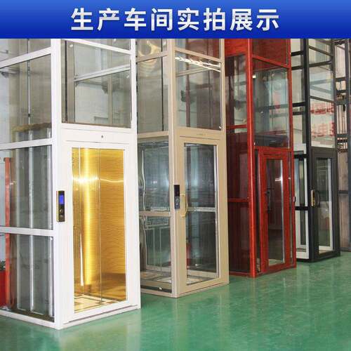 家用电梯无障碍农村自建房别墅观光式小型液压升降升降机落地式