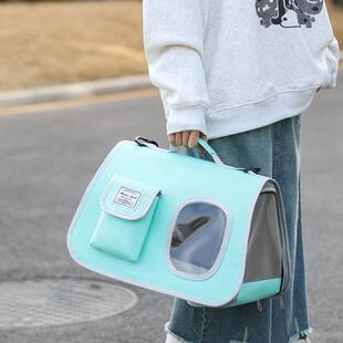 猫包宠6081物外手宠猫提单肩包舒适透气便携出可折叠咪包物用品