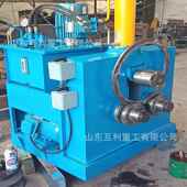 角钢内外卷圈机 电动自动扁铁法兰成型机 液压三辊角铁法兰机