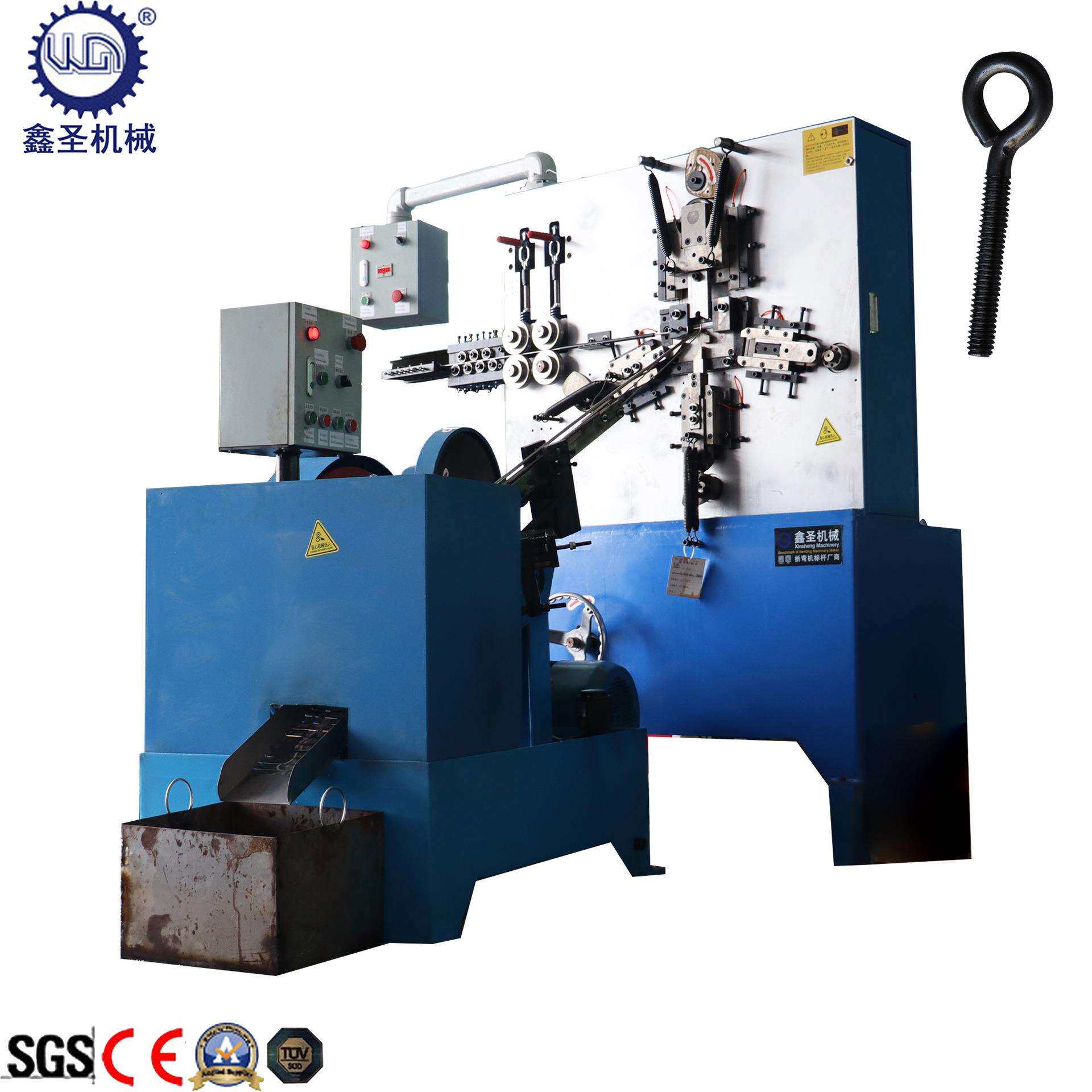 源头厂家螺栓螺丝钩羊眼圈型材成型机衣架生产设备金属圆环制作