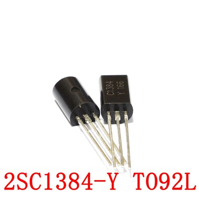 直插三极管 2SC1384 C1384 TO-92L 小功率三极管 1A 60V（20个）