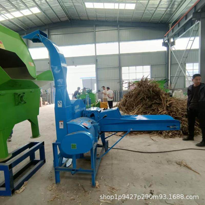 大型立式高喷铡草机高喷家用牛羊养殖切草机