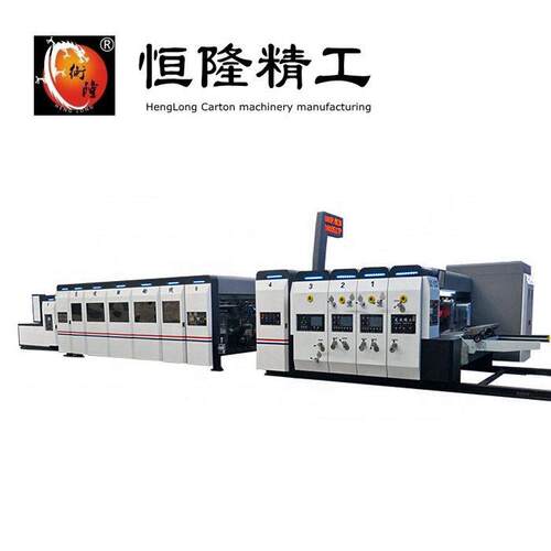 速 2 3 4 5 色 瓦楞纸箱印刷纸箱生产线 机器