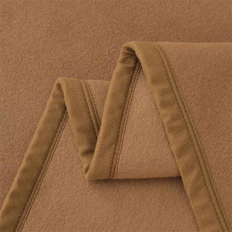 加厚床保色上纯羊毛盖毯宾馆用防羊绒毯暖酒店布草驼色LXA床垫床