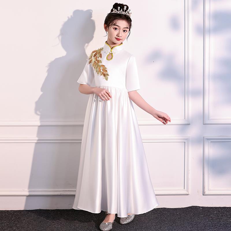 高档国庆中女式红色男童童大合团演出山服中装诗歌唱朗诵比赛表演