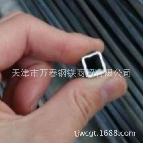 6x6*0.8mm黑铁小口径方管 无缝薄壁方管 镀锌小方管