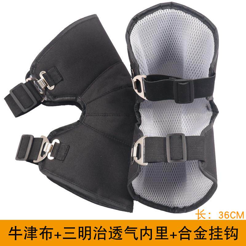 电动车真皮护膝夏季防风电瓶机车透气护腿春秋骑行防寒护具四季