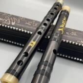 高档精品红木定笛子演檀木笛子业制初学者专教学笛子专业奏