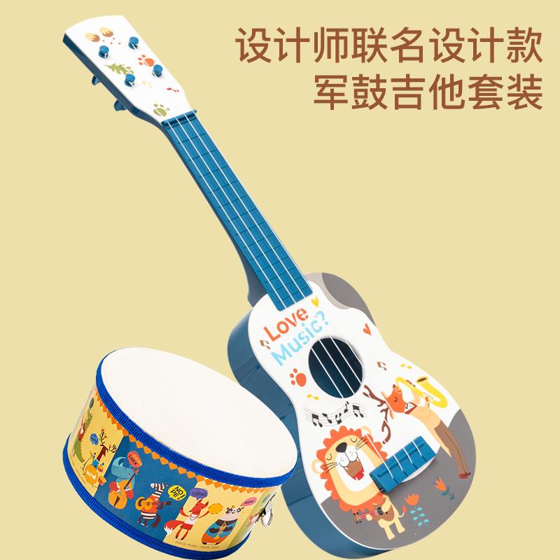 高档zucca儿奥童打击鼓玩具儿小军鼓尔夫乐器宝宝手拍拍鼓教童具