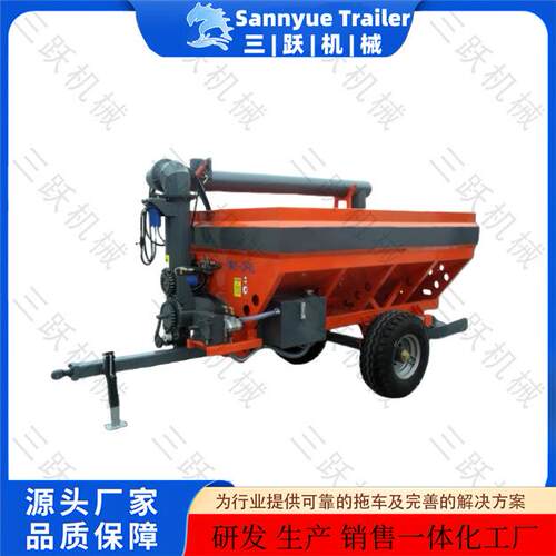 牵引式多功能撒肥车，干湿两用撒粪车，多功能农用撒肥机