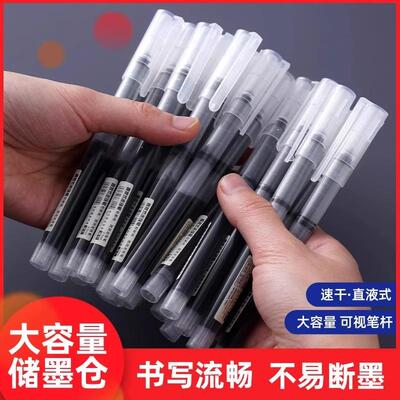 Neutral pen, straight-liquid quick-drying rollerball, high a
