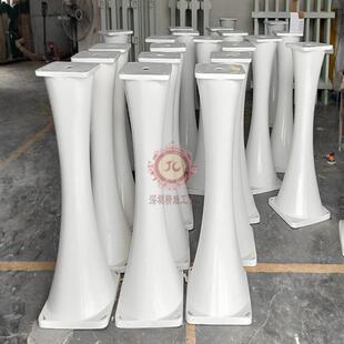 源头厂家玻璃钢/FRP材质纯白色气象百叶箱底座设备外壳支撑底座