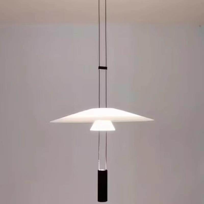 意大利现代简约创意飞碟客厅火烈鸟书房艺术个性饭厅北欧餐厅吊灯