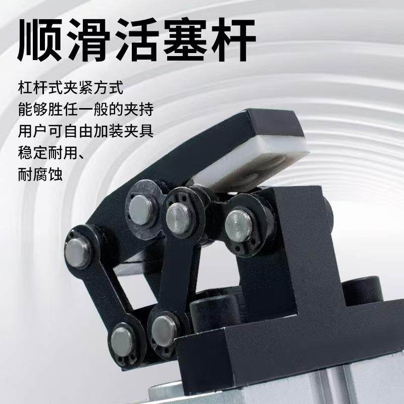 藏压夹紧气缸不占隐据上方空间式杠杆夹紧具蛇形大推无品牌/力气