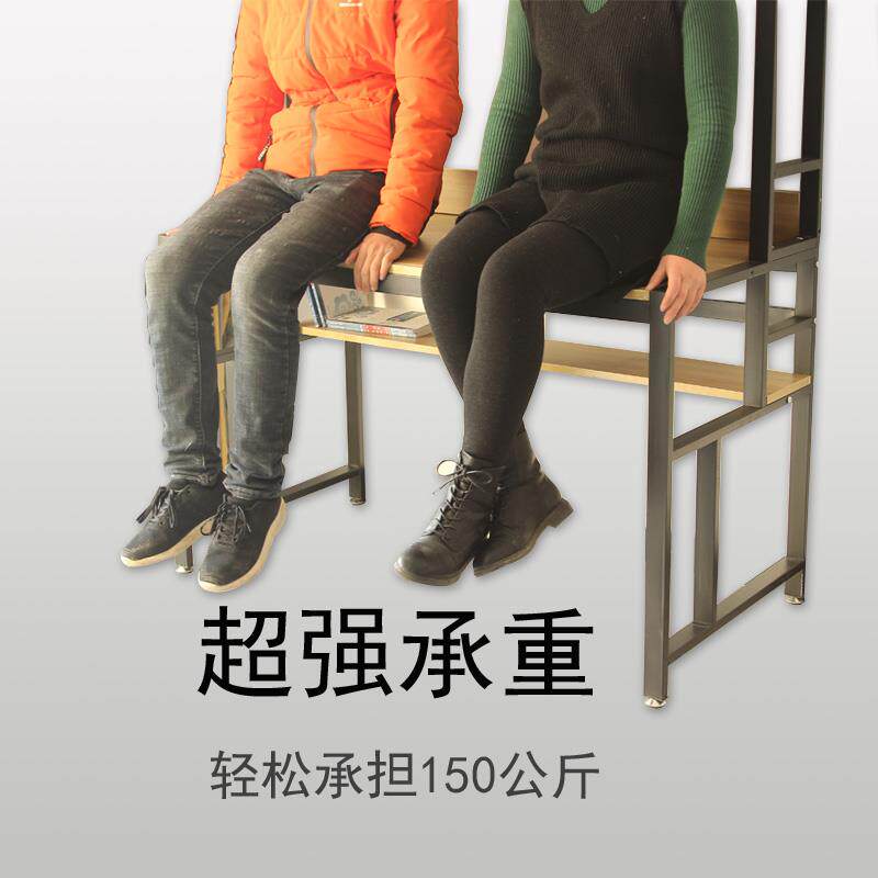 R简6易脑桌台式家用简DNZ0011约书桌电桌书架一体桌学习儿童学生