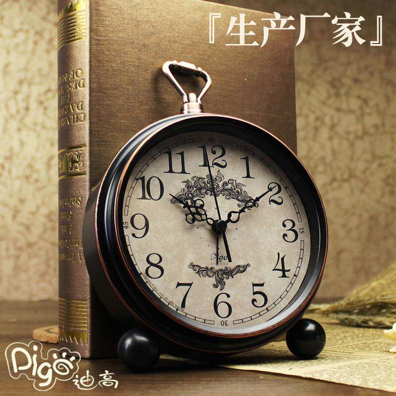 digo迪高座钟创意时钟产品美式台钟复古闹钟 亚马逊钟表厂家