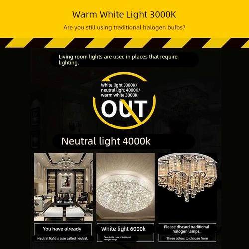 G4高亮度Led灯珠12V插入式水晶灯节能灯泡光源卤素灯泡3W引脚220V