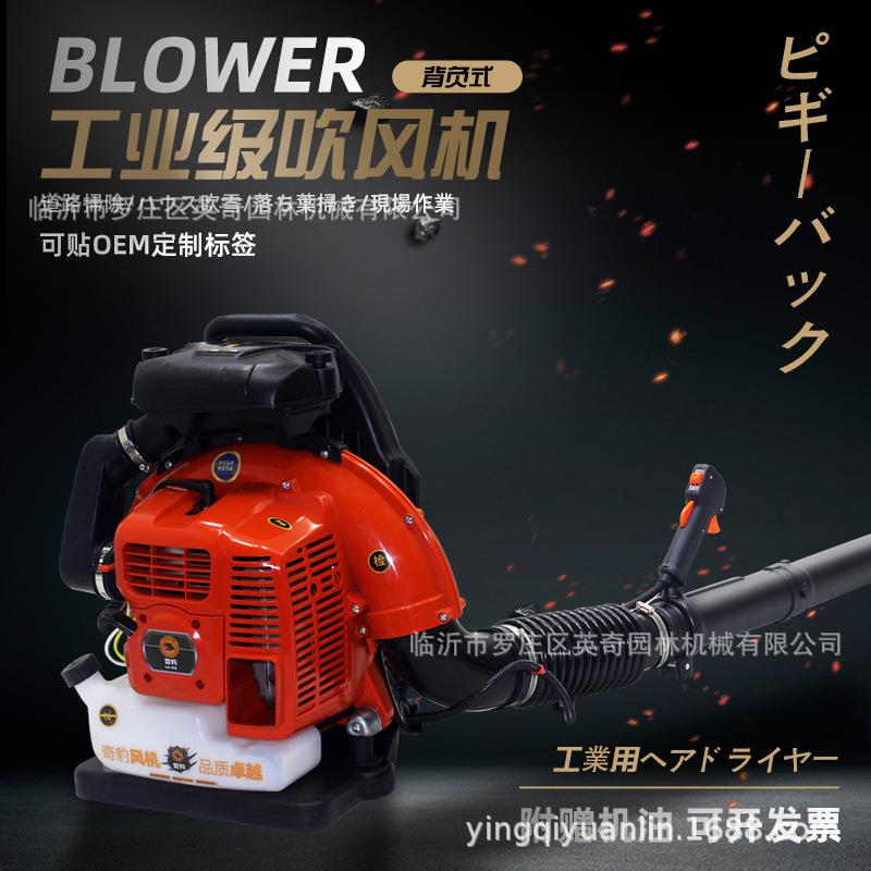 英奇 LH-990 新款 背负式汽油吹风机大棚吹雪道路清扫风力灭火机