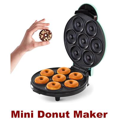 Mini Donut Maker Homemade Dessert Waffle Cake Baking Machine