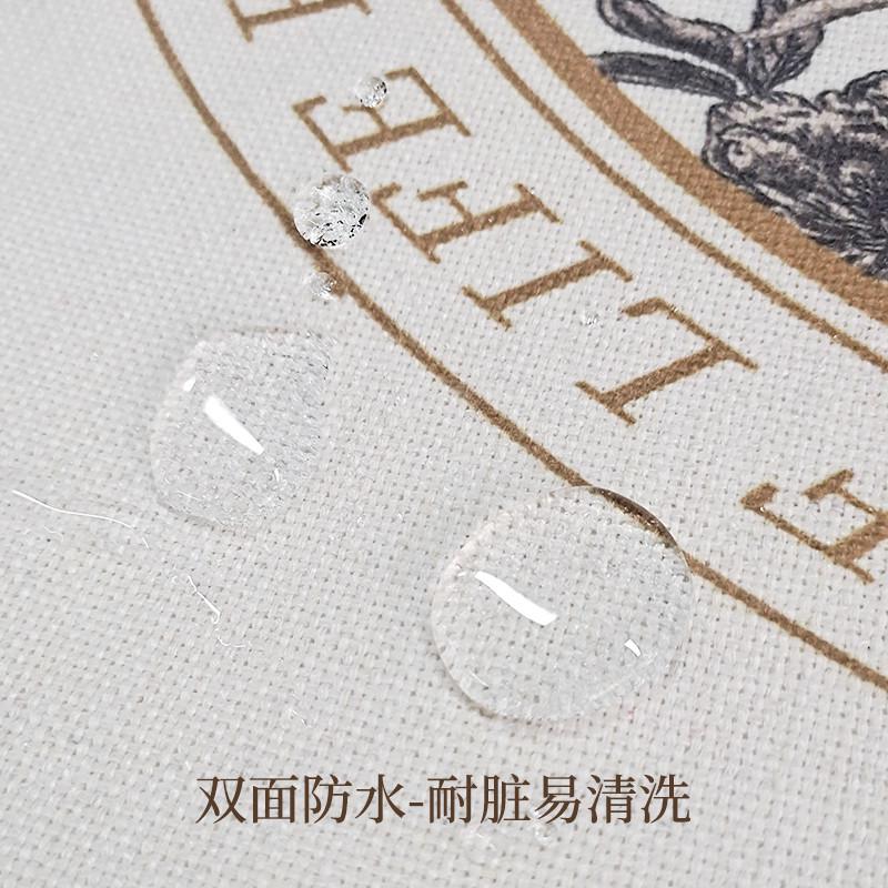 中古风八角桌旗轻奢餐桌布布艺长条茶席防水中式禅意茶几盖布