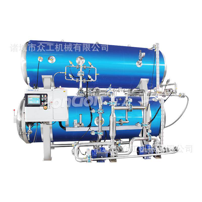 双层水浴高温高压杀菌锅 真空豆干杀菌釜