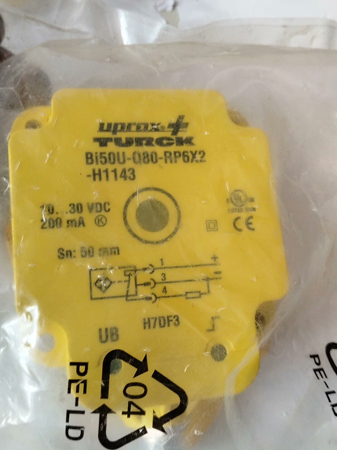 图尔克传感器BI50U-Q80-RP6X2-H1143