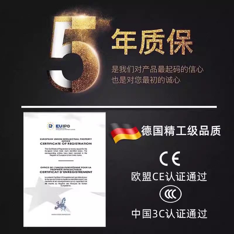 高档德国六头筋膜枪220男4新按款肌肉放松摩器八头腰背小腿多功能