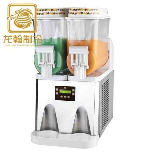 商用雪融机两缸不锈钢雪泥机奶茶店双缸果汁沙冰机雪蓉机奶茶店