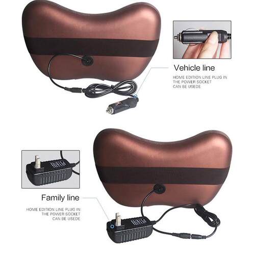 Electric Neck Massager Pillow Back Waist Massage Pillow