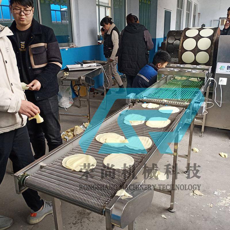 供应烘烤制皮机面皮制机蛋卷皮荷叶饼机电磁加热烤鸭饼机