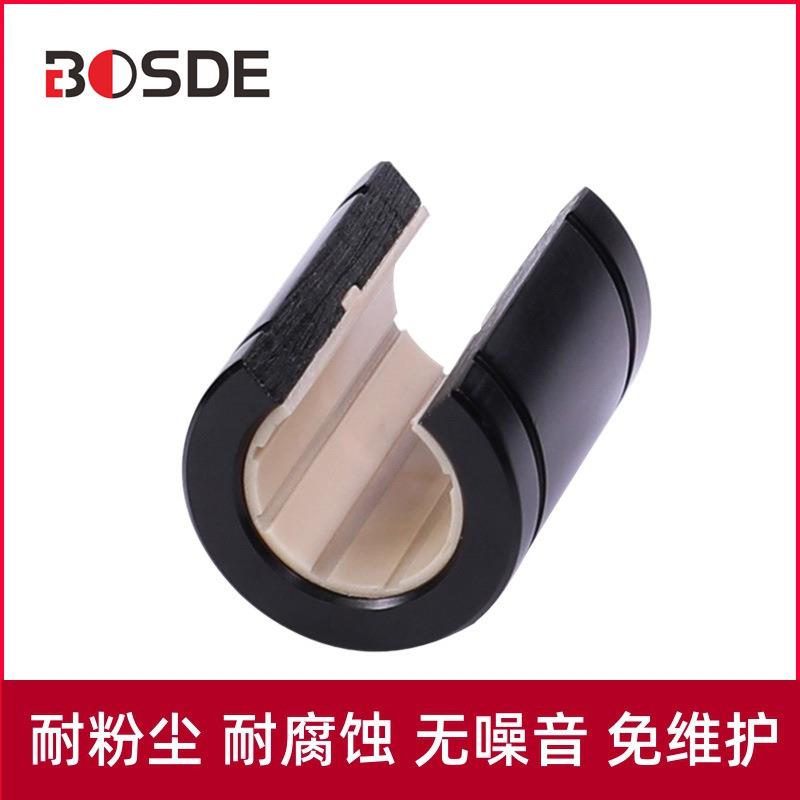 XEZ易格斯工程塑自润直线轴承J维-LM0-OP开口免5护耐磨料滑动轴套