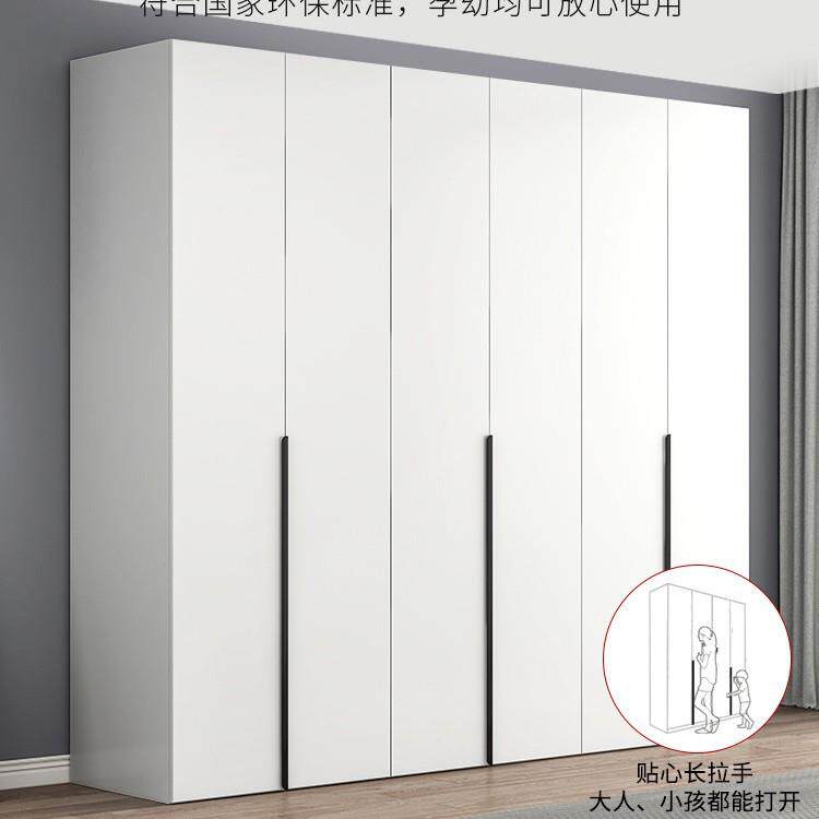 衣柜家用卧室现代简约小户型整体挂衣橱出租房用轻奢组合柜子