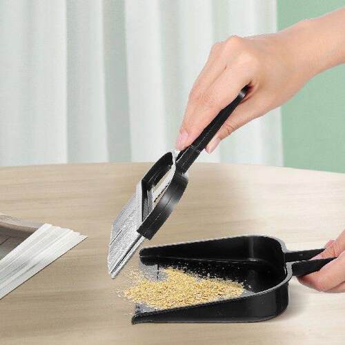 Keyboard Cleaning Brush Broom Mini Dustpan and Black