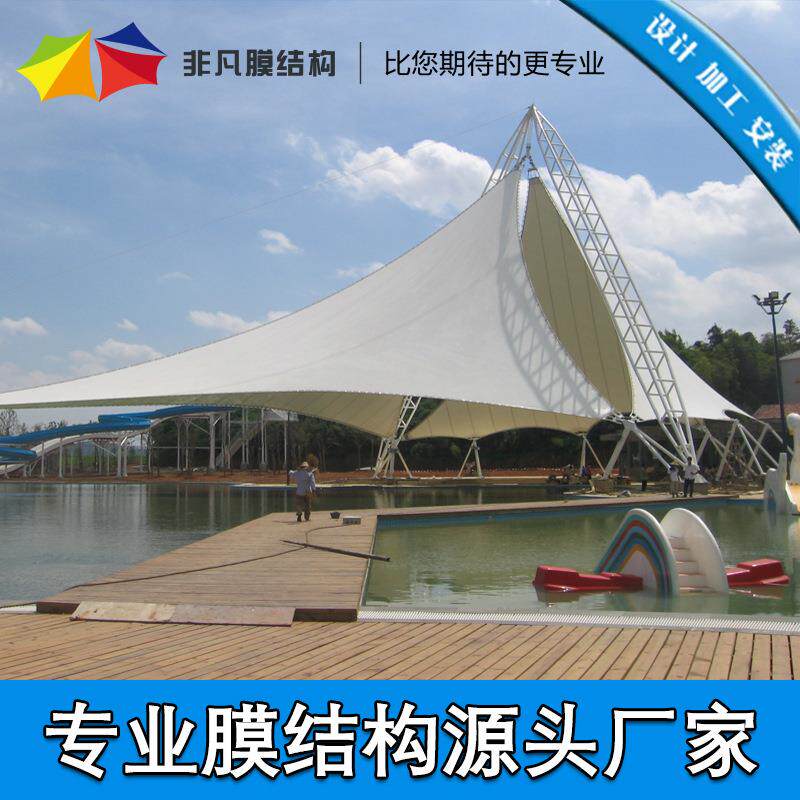 大型膜结构景观篷 膜结构景观建筑 文化广场装饰膜结构景观蓬