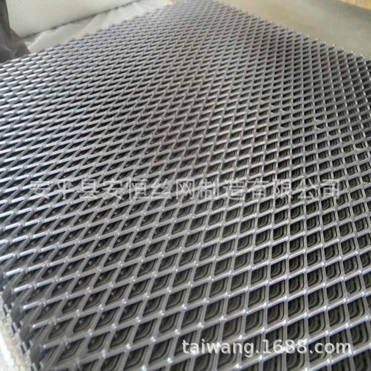 6*12mm菱形孔不锈钢网 0.5mm厚不锈钢板网 防护不锈钢斜拉网