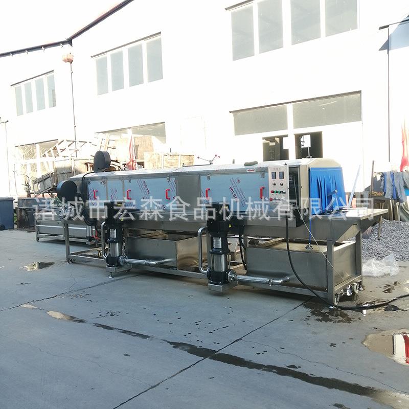 周转筐清洗风干烘干流水线食品塑料筐清洗烘干机隧道式筐子清洗机