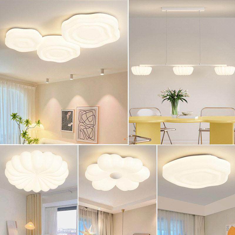 客厅灯全光谱新款家装智能灯吸顶灯三室两厅全屋灯具套装奶油风