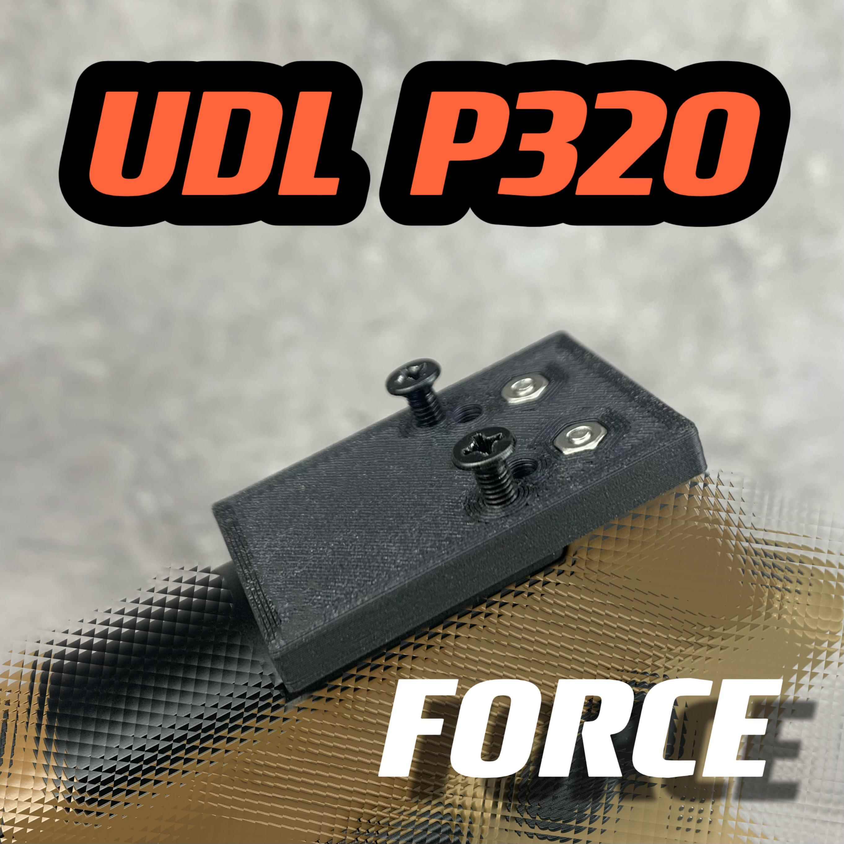 UDL P320红点转接板RMR配件有稻理M17 M18导轨底板基座碳纤FORCE