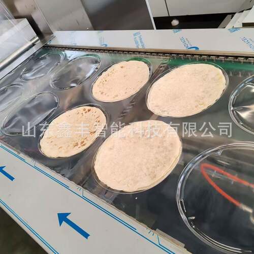 筋饼鲜苕皮拉伸膜真空包装机 四边封口设备 榴莲肉拉伸膜包装机