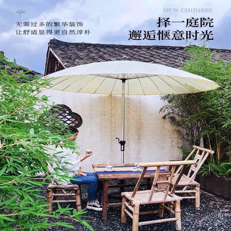 户外遮阳伞庭院伞商用大太阳伞室外罗马伞别墅阳台花园摆摊户外伞