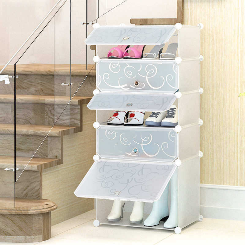 PP塑料半透明鞋盒子组装家居用品收纳盒 鞋子收纳盒防尘鞋架鞋柜,收纳整理,收纳柜,淘宝优惠券,粉丝福利购,淘宝优惠卷