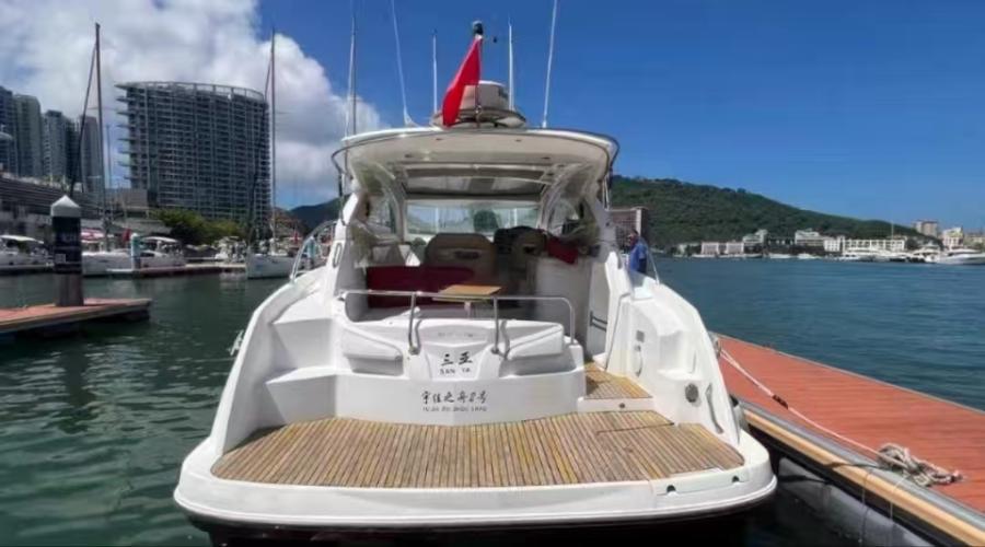 法国(进口)博纳多豪华游艇沃尔沃双机配置卧室卫生间CCS手续齐全无纠纷可过户