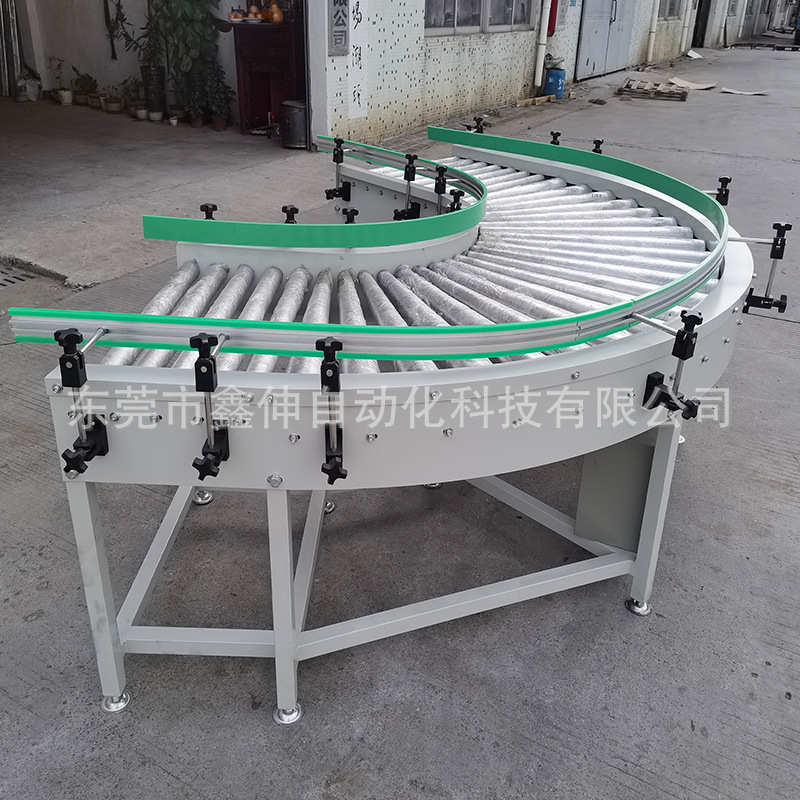 流水线滚筒动力90东莞输送度度滚筒输送机机180转弯厂家直销